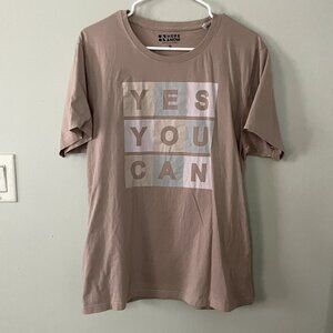 Here & Now cotton tshirt classic casual comfortable design yes you can minimal